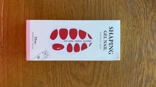 Iconic Red — packaging du set de stickers gel
